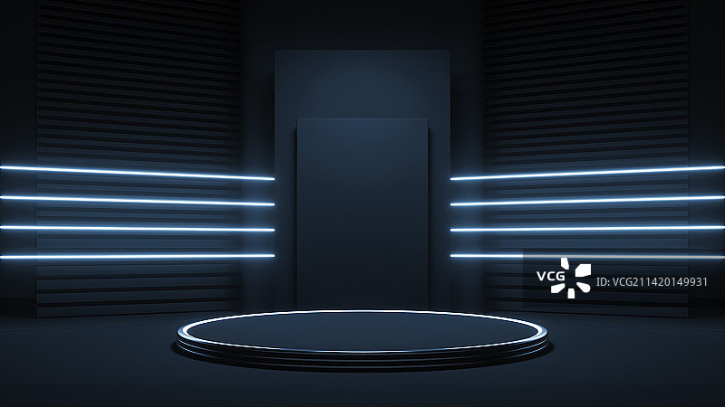 3D电商物品展示台图片素材