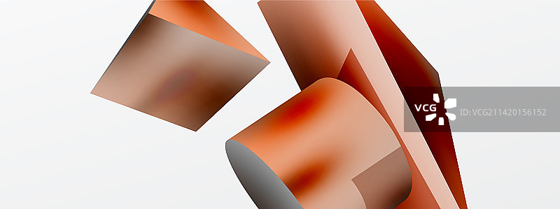 金属3d形状几何背景图片素材