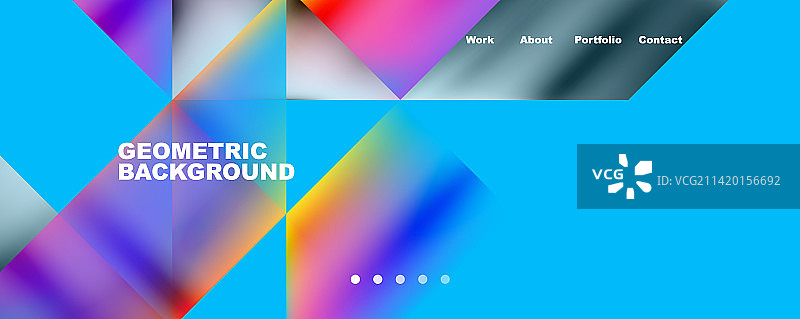 动态线三角形矩形几何图片素材