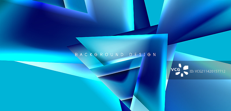 抽象烘焙与重叠三角形和图片素材