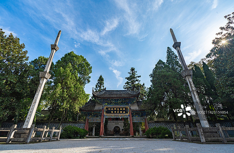 汉中武侯祠图片素材