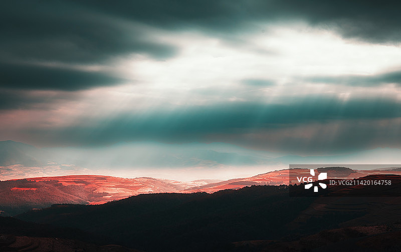 云南东川红土地图片素材