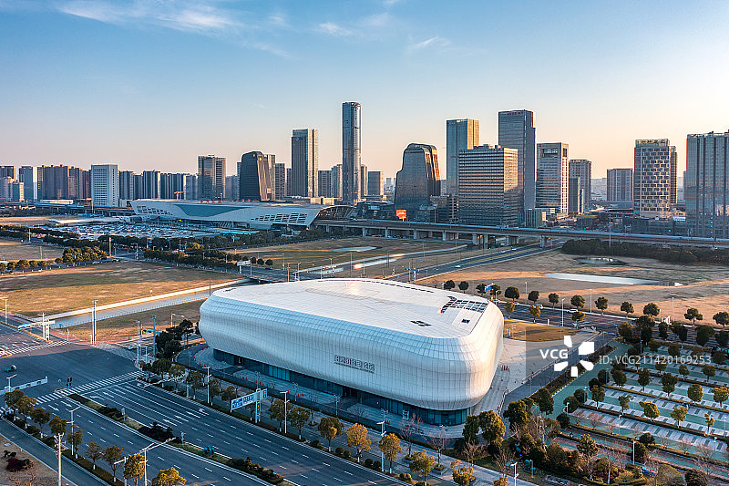 苏州相城区天际线图片素材