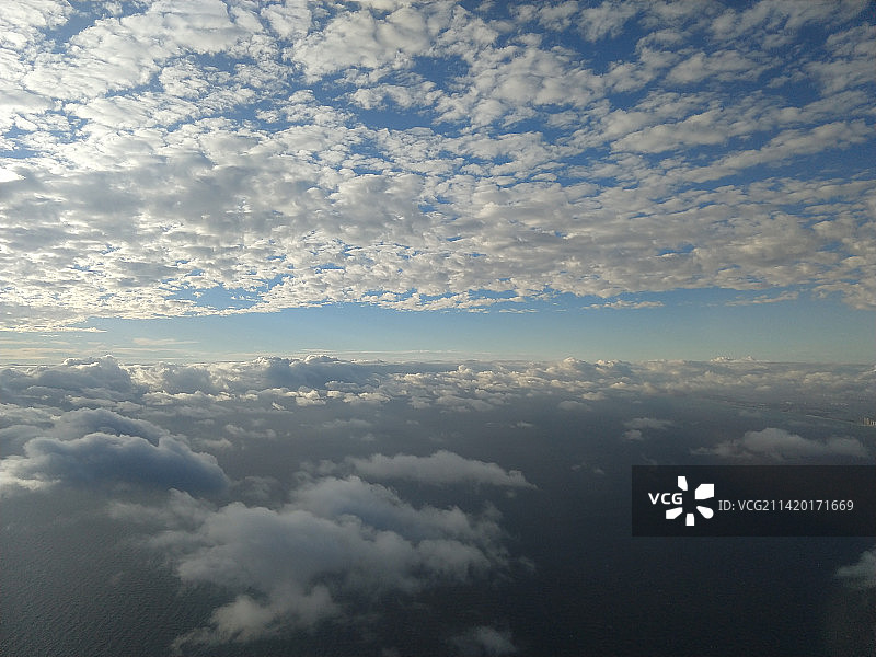 美国佛罗里达州布劳沃德县的云景航拍图片素材