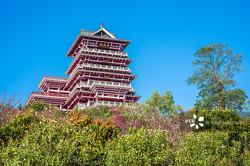 佛山市里水展旗楼图片素材