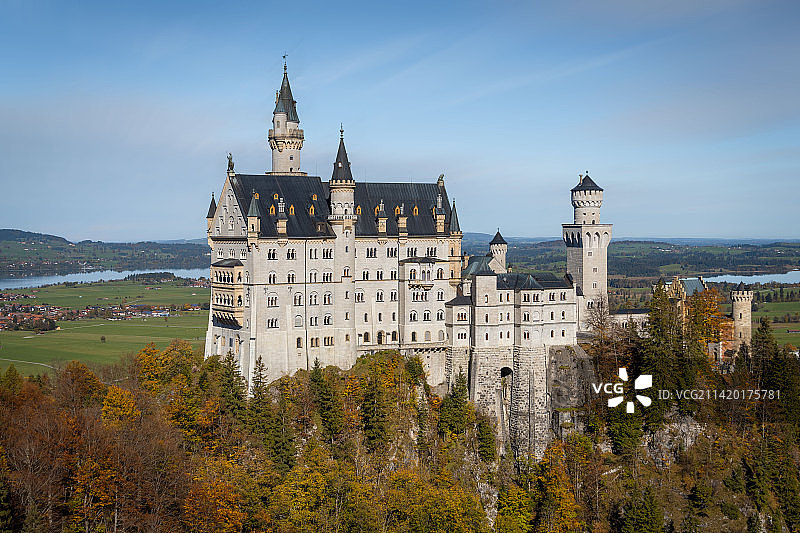 新天鹅堡秋图片素材