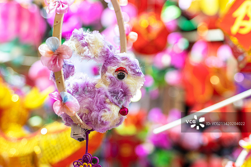 兔年春节漂亮花灯图片素材