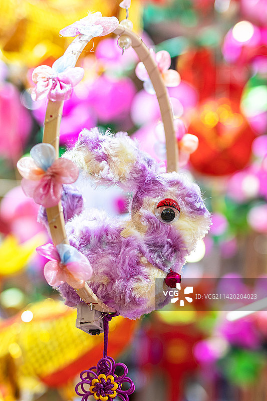 兔年春节漂亮花灯图片素材