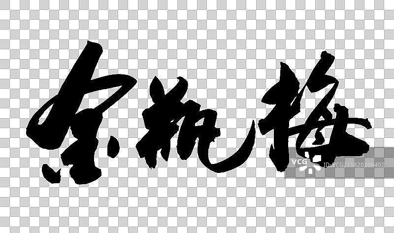 中国书法书写毛笔艺术字金瓶梅图片素材
