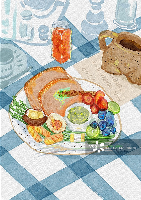 属于你的早餐图片素材