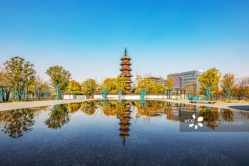 龙华塔图片素材