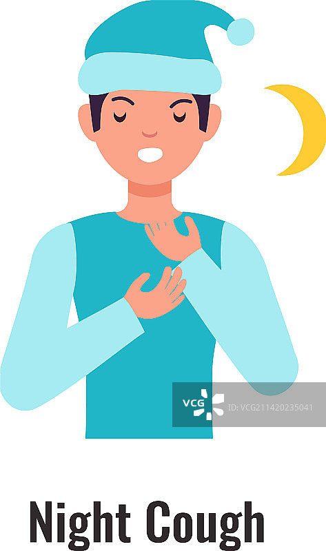 哮喘症状图片素材