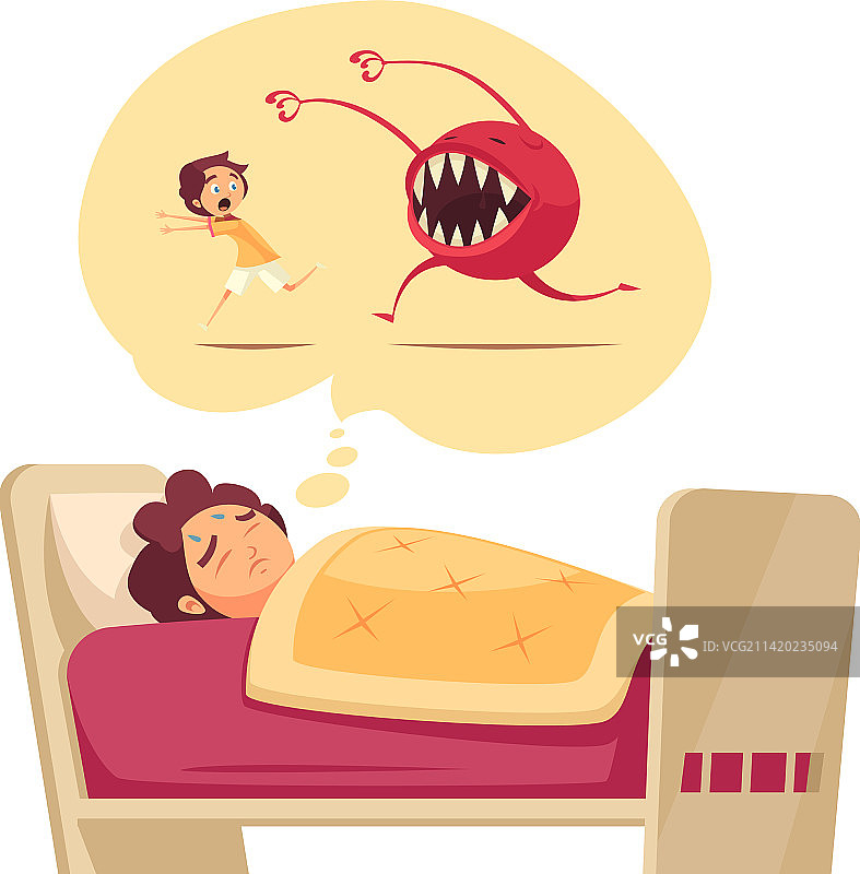 童年恐惧概念图片素材