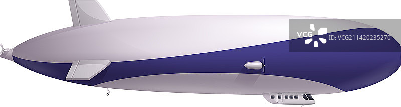 逼真的飞艇图片素材