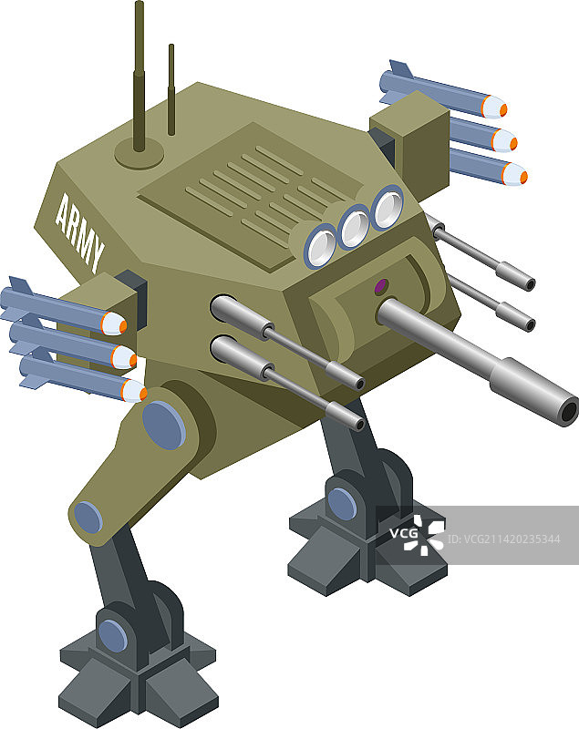 军用机器人图标图片素材