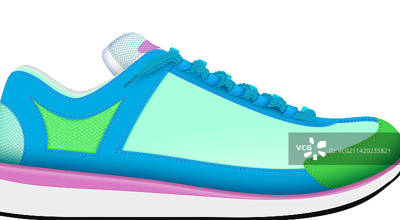 逼真运动鞋图片素材