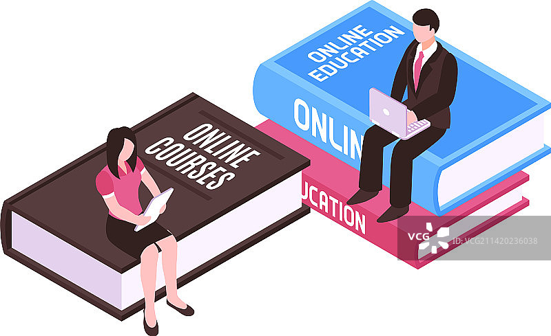 在线课程概念图片素材