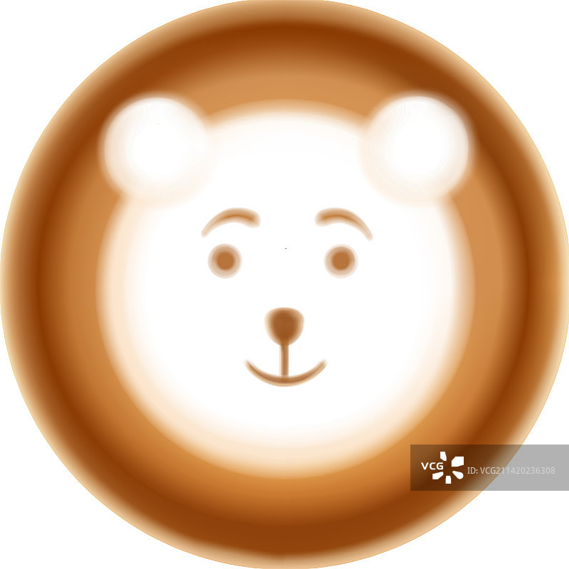 逼真拿铁艺术图片素材