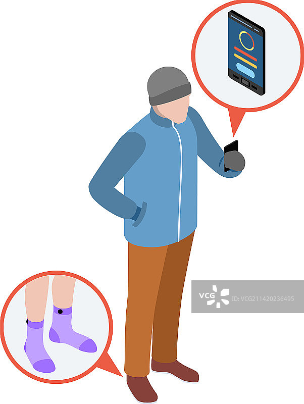 可穿戴技术图标图片素材