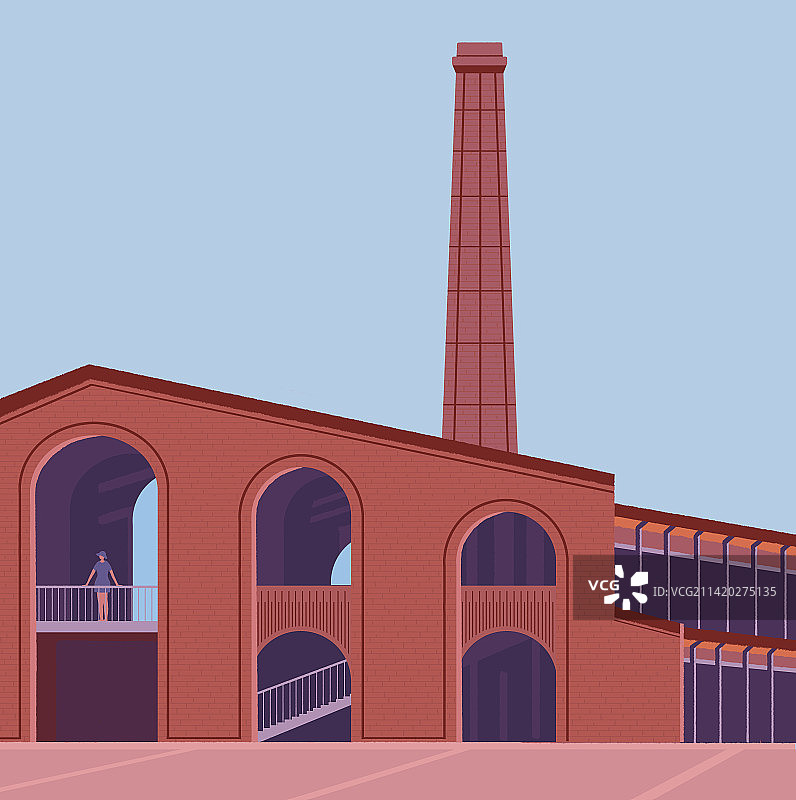 建筑插画图片素材