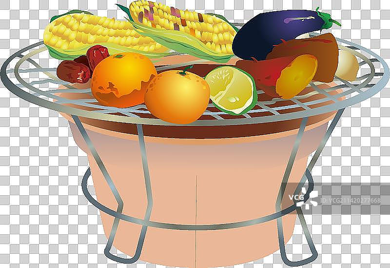 火炉果蔬图片素材