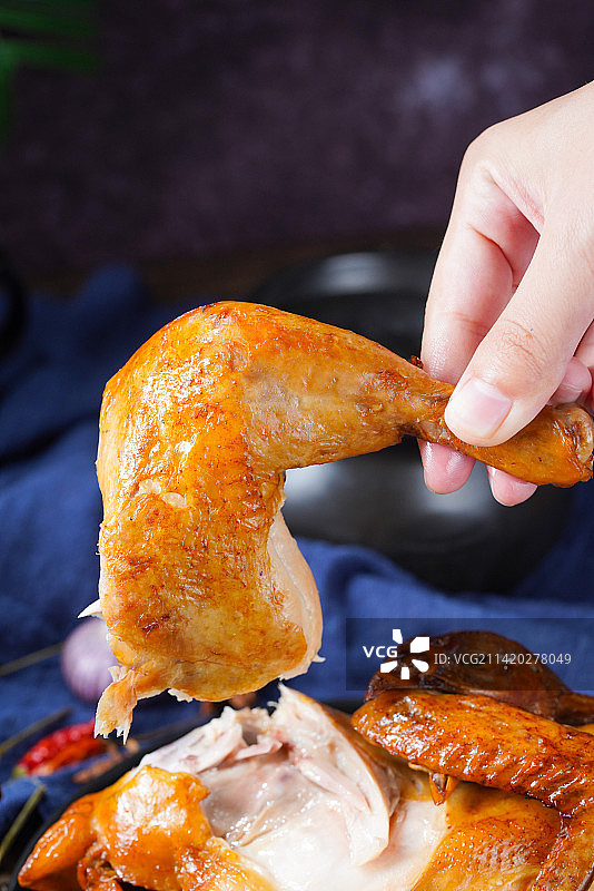 烧鸡卤鸡图片素材