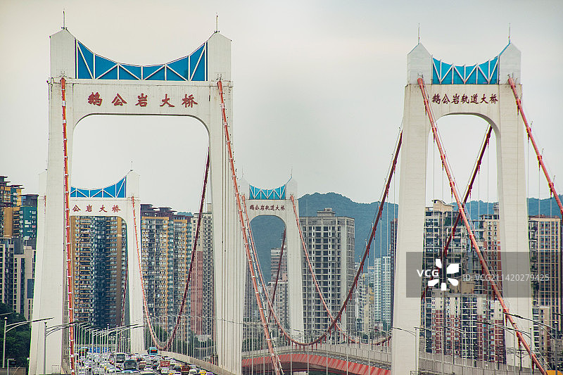 亚洲中国重庆鹅公岩大桥图片素材