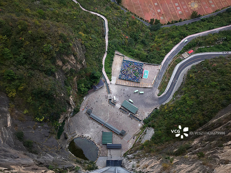 山西长治壶关太行山八泉峡景区图片素材