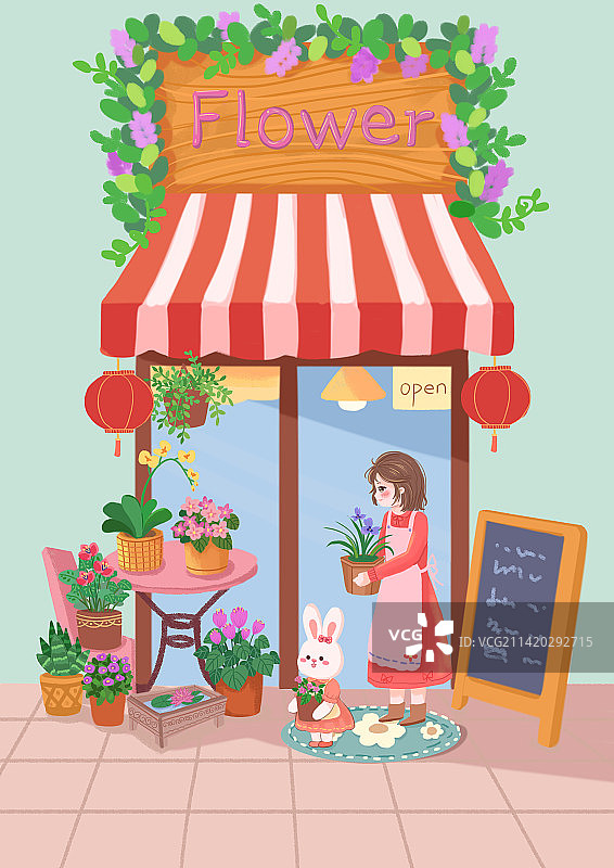 开一家花店图片素材