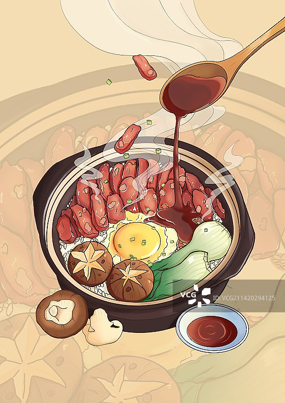 食品海报包装插画图片素材