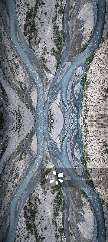 雪域高角度视图图片素材