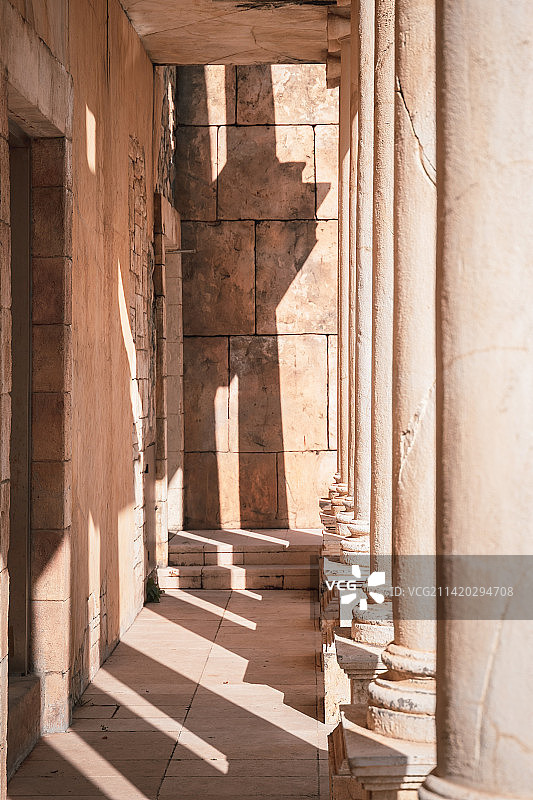 中国澳门渔人码头古罗马竞技场建筑风光图片素材