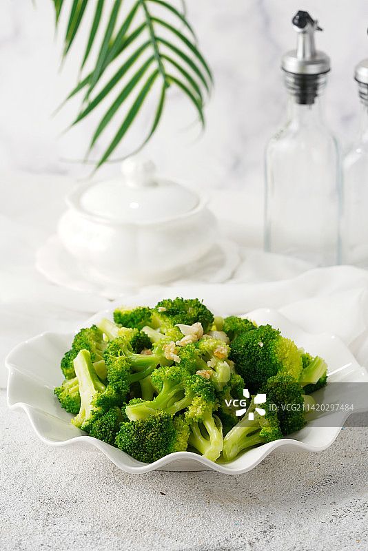 蒜茸西兰花图片素材