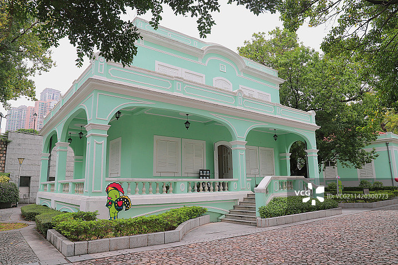 澳门氹仔龙环葡韵住宅式博物馆图片素材