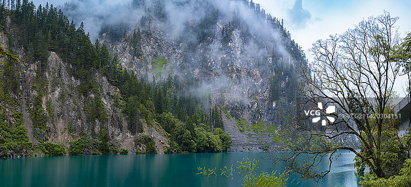 九寨沟熊猫海风景（Jiuzhaigou Panda Sea scenery）图片素材