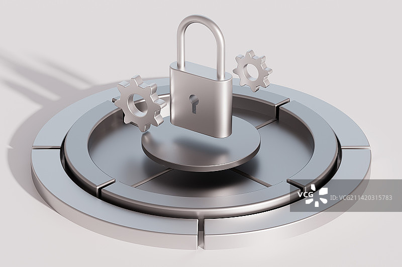 3D渲染的商务云概念图标图片素材