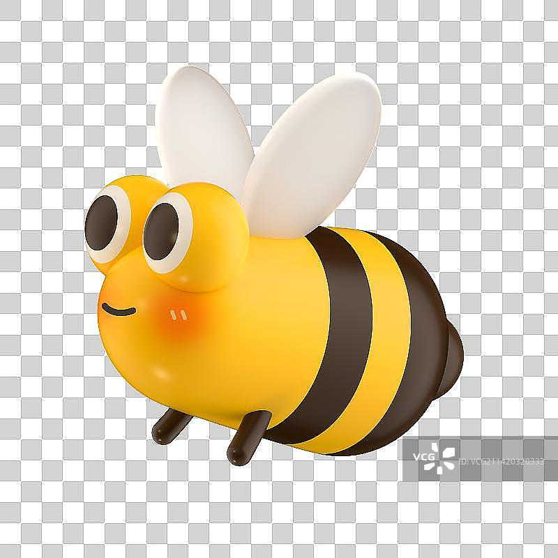 3D卡通蜜蜂图片素材