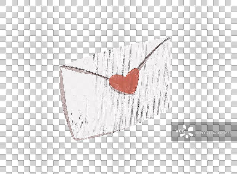 情书插画元素图片素材