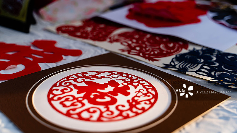 剪纸艺术图片素材