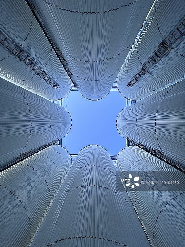 城市独特的建筑空间图片素材