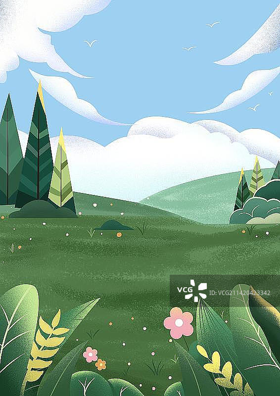 森系背景图片素材