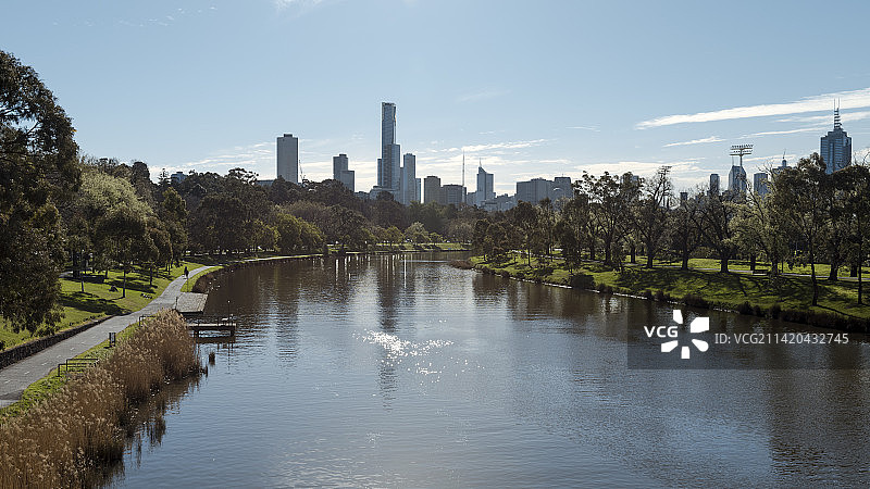 墨尔本雅拉河图片素材