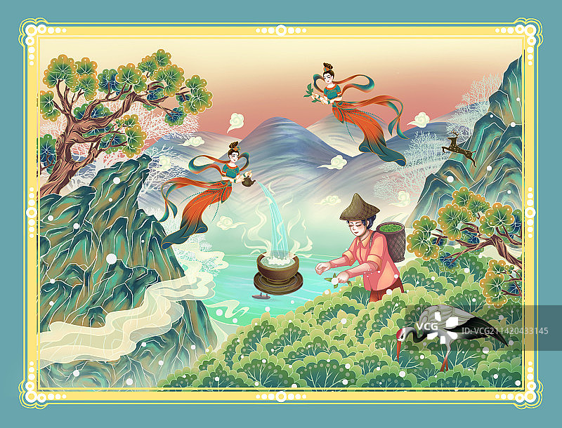 古风茶叶图片素材