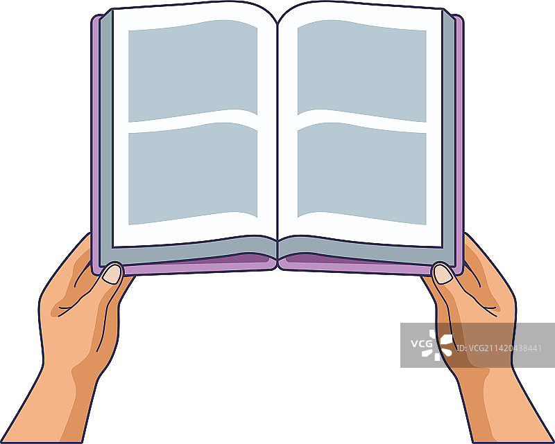 手和书本图书馆图片素材