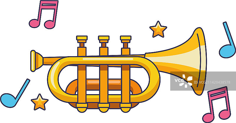 带音符的喇叭图片素材