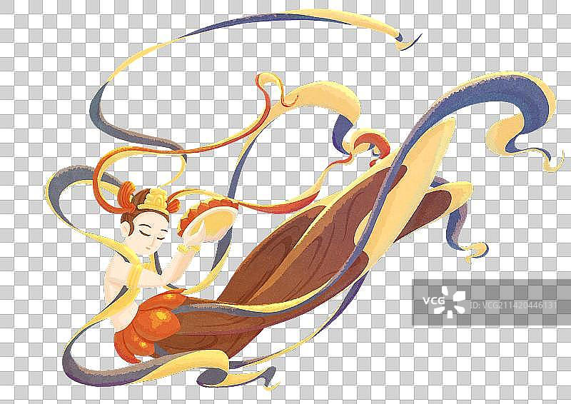 敦煌飞天图片素材