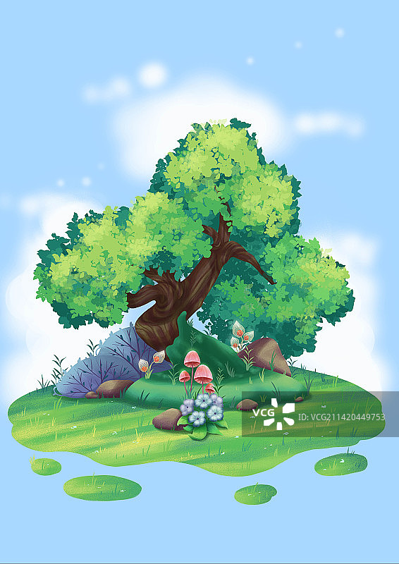 植物插画图片素材