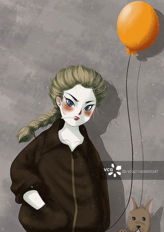 少女头像图片素材