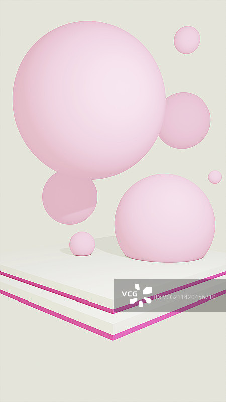 3d渲染几何产品展示台背景图片素材