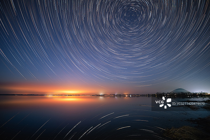 阿古拉星轨图片素材